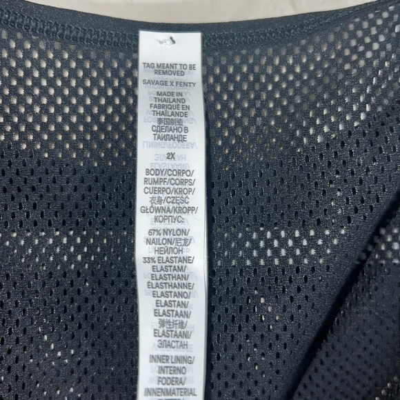 Size 2X Savage X Fenty women’s PIN UP LOW-IMPACT SPORTS BRA - Picture 8 of 12